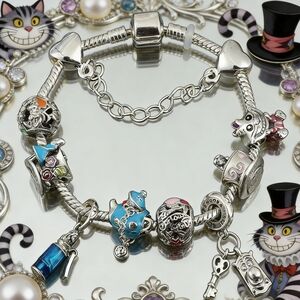 S925 Alice in Wonderland Collector’s Bracelet